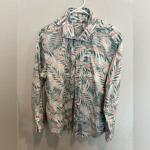 Tasso Elba Long Sleeve Tropical Shirt
